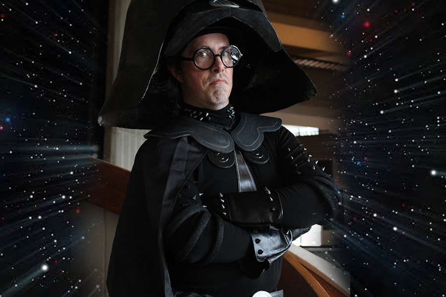 Dark helmet costume inspired by Spaceballs